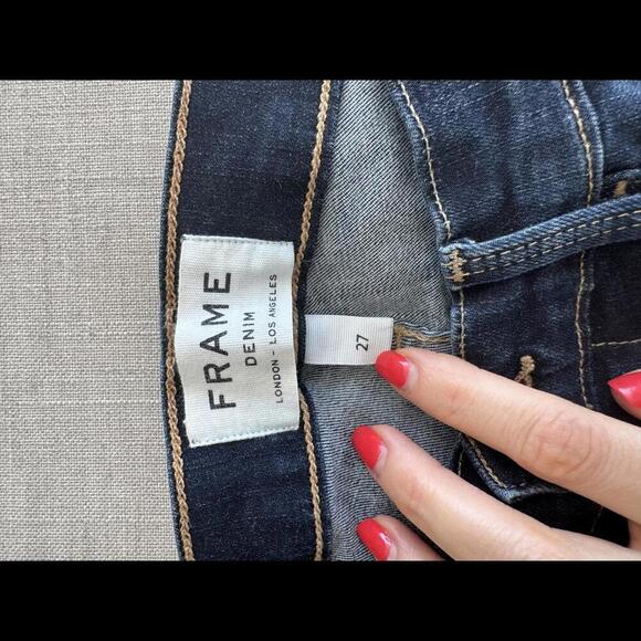 Frame Denim Le Skinny De Jeanne Crop Size: 27 - Picture 6 of 6